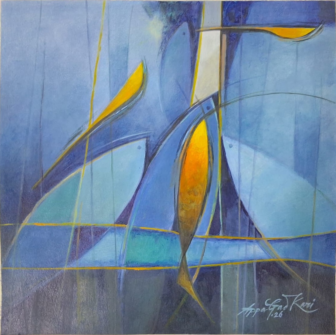 Oceanic Geometric Composition