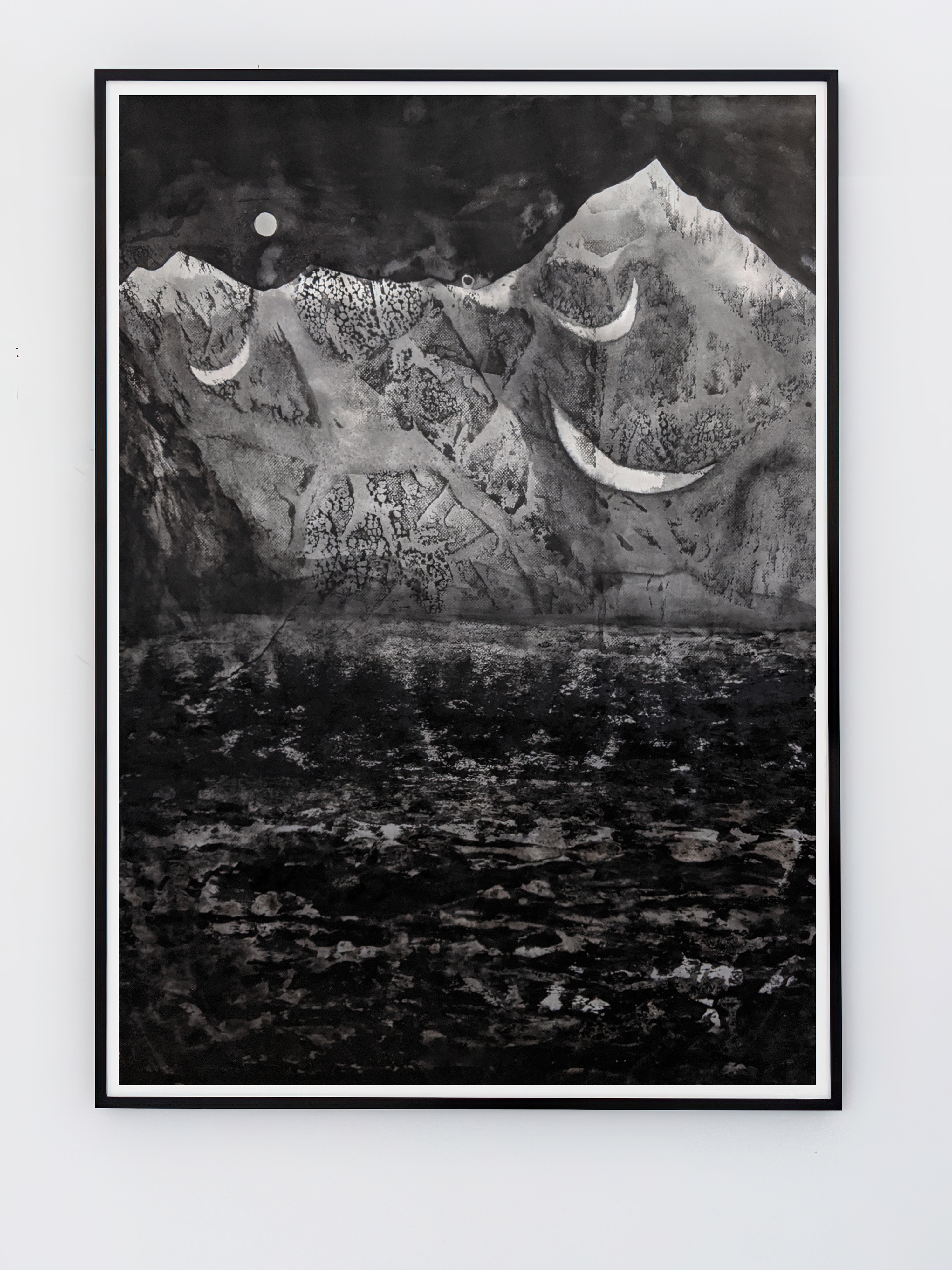 Mountains, Moon and the Sea