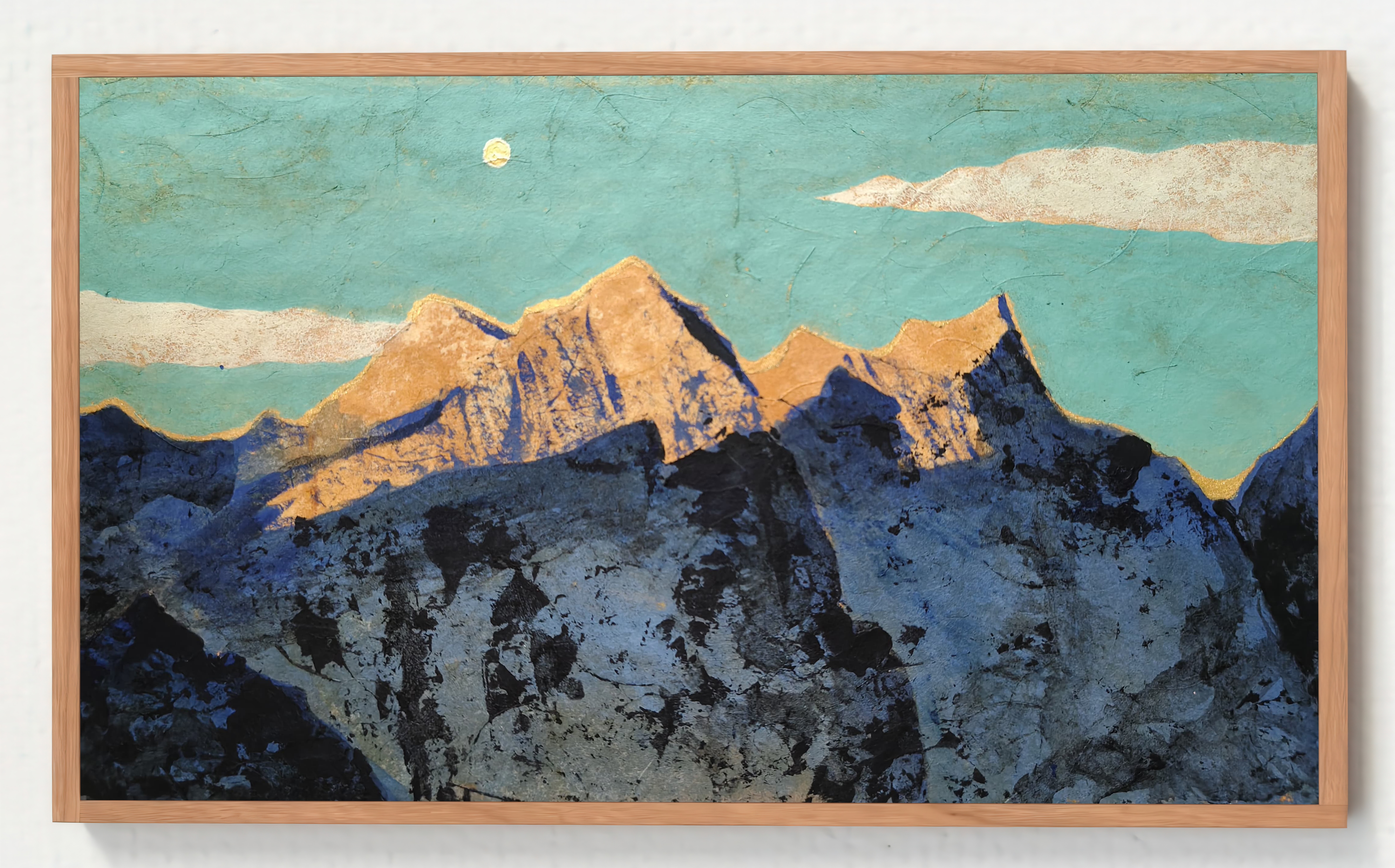 Alpengluhen Painting 1