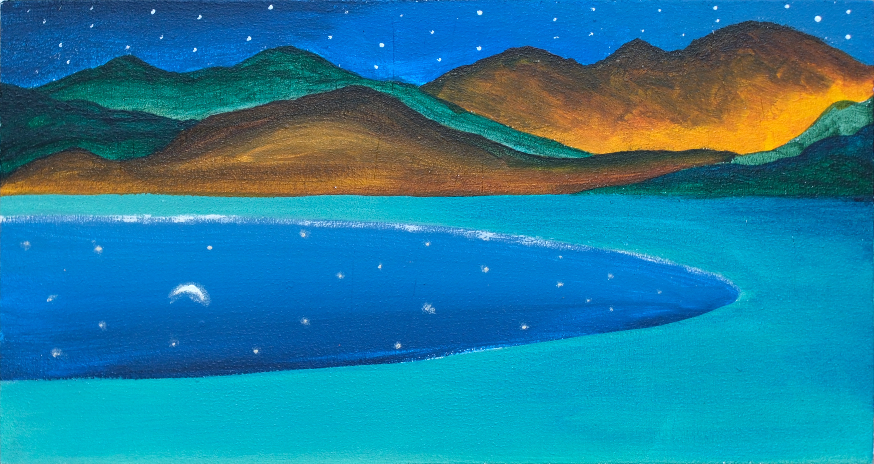 Alpengluhen Painting 13