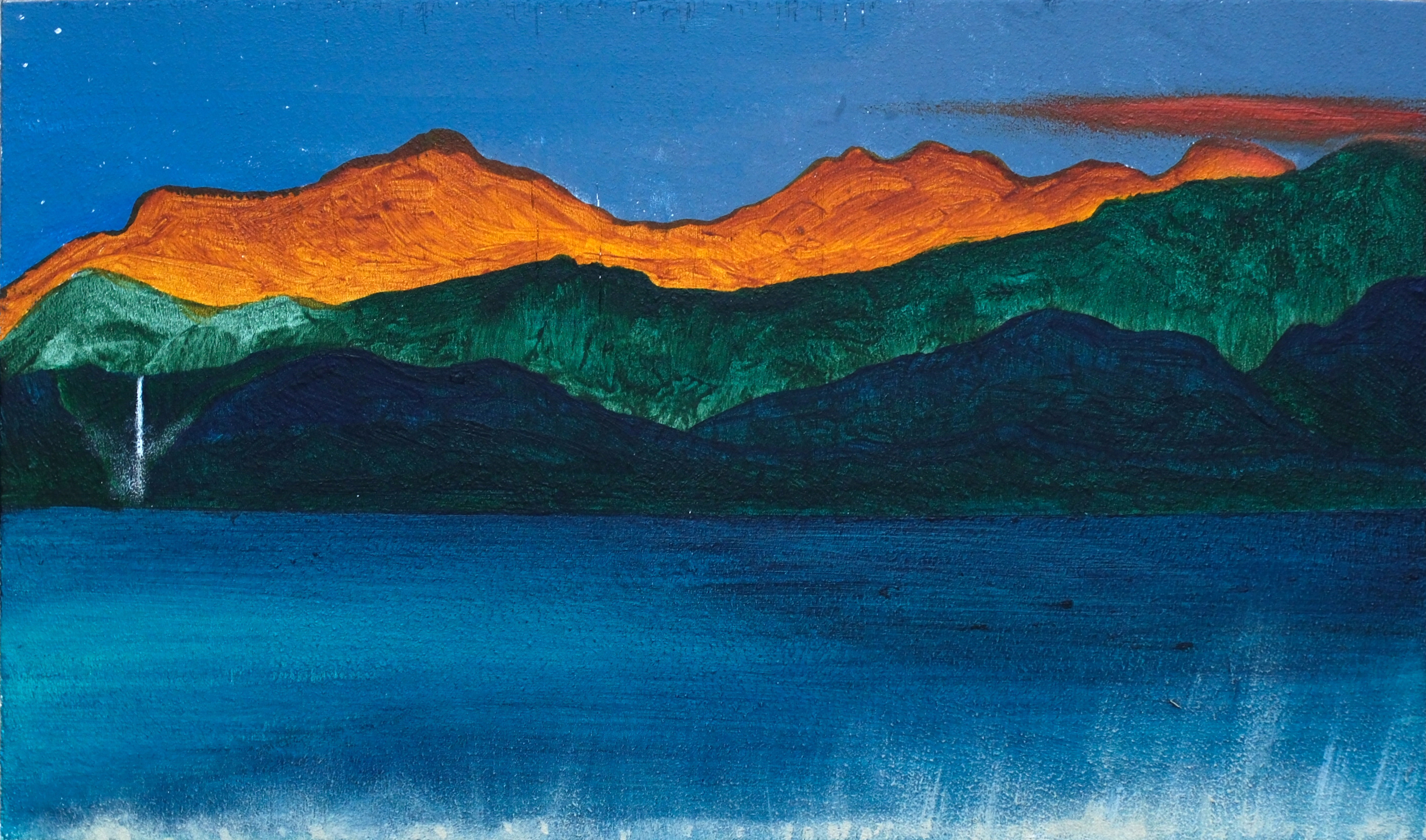 Alpengluhen Painting 13