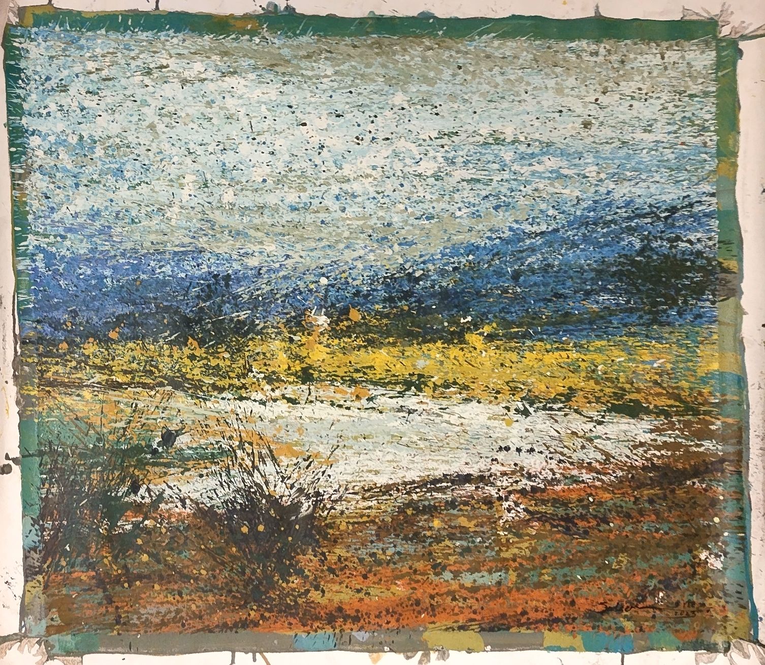 Fields of Blue and Gold