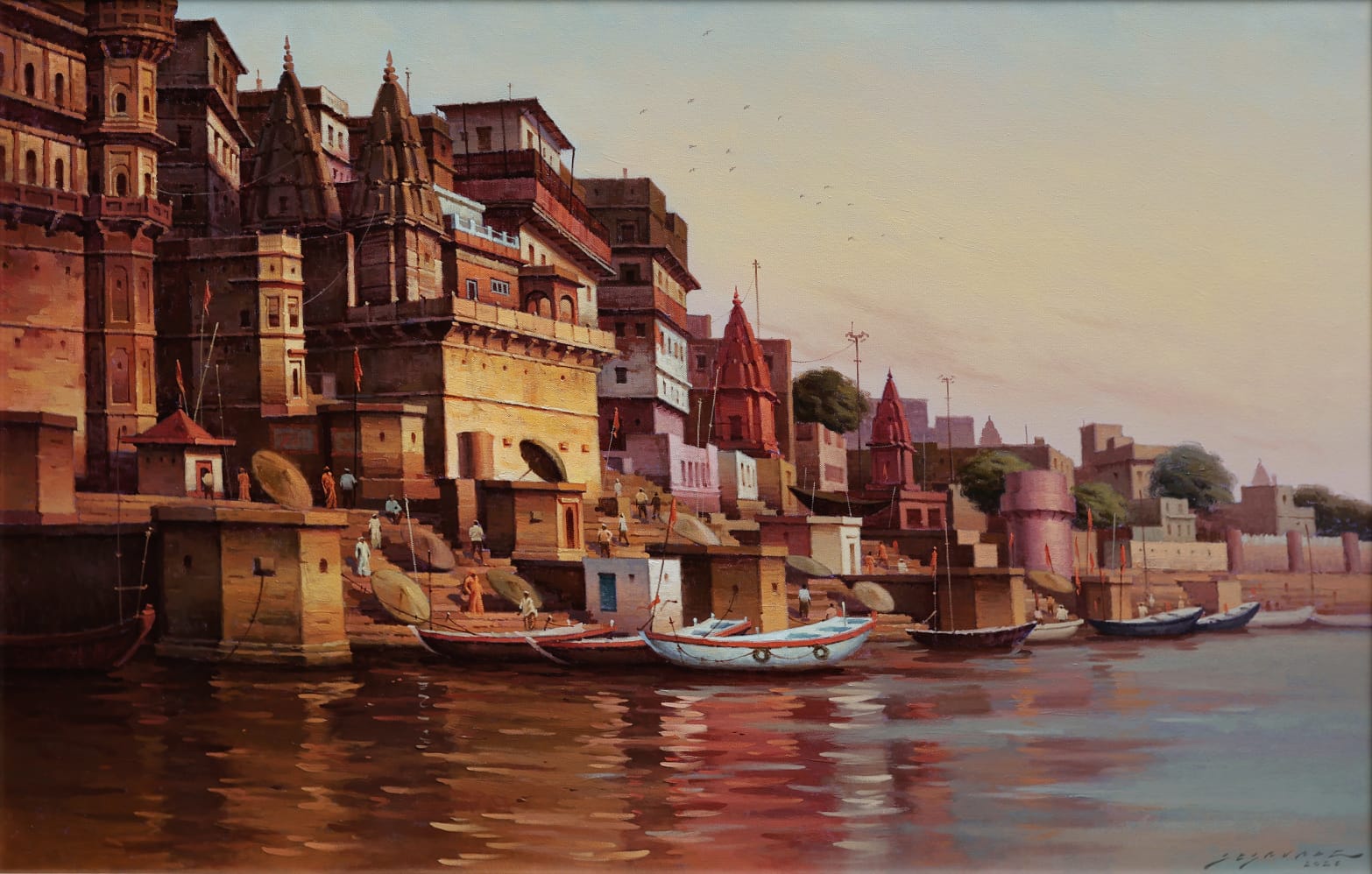 Sunlit Temples of Banaras