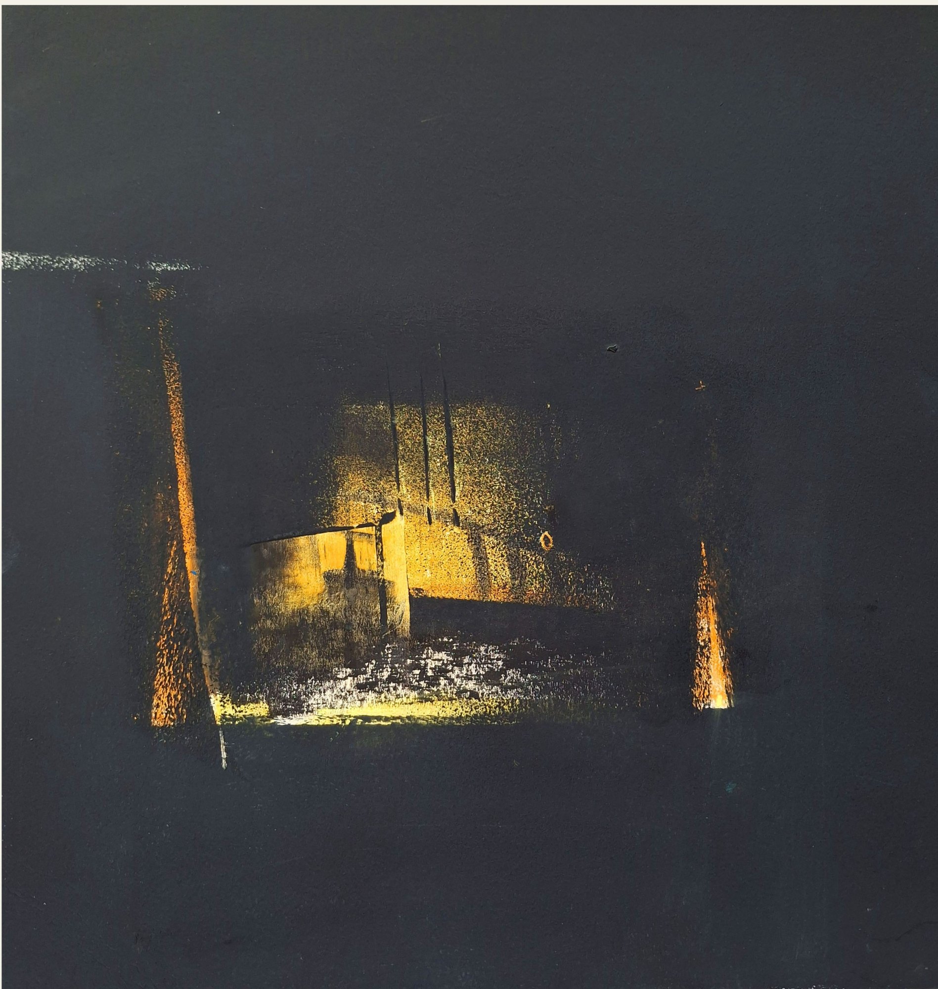 Luminous Gold Abstract